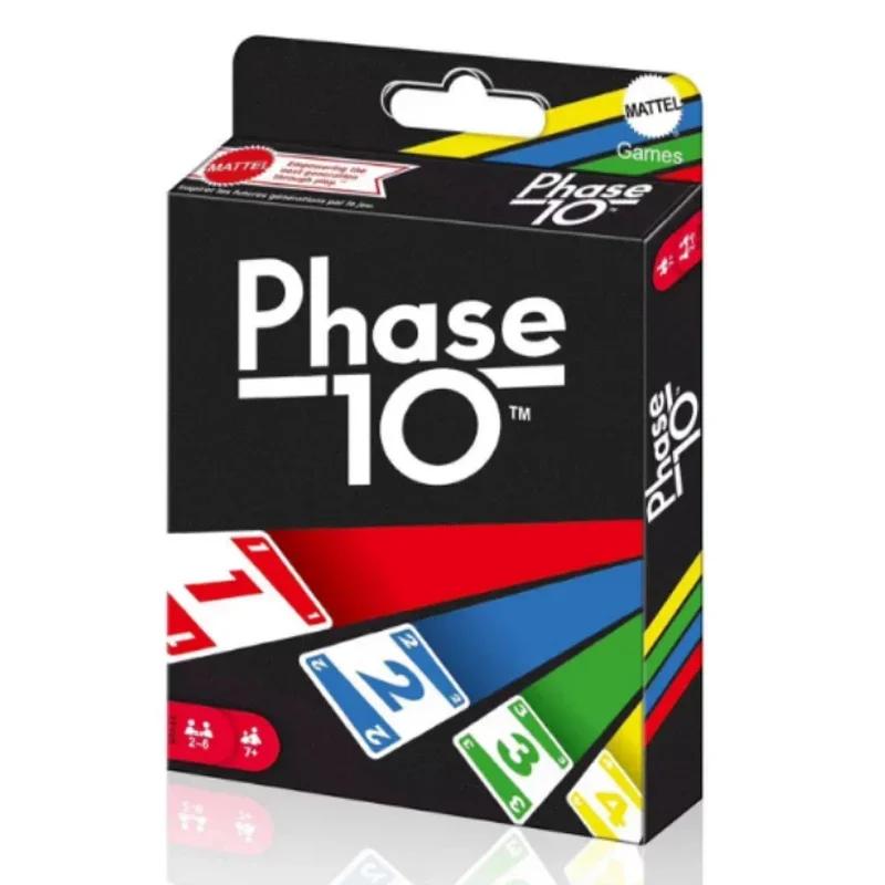 2026 Nouvelle vente Phase 10 Kartenspiel, modèles de jouets multijoueurs amusants et amusants, carte