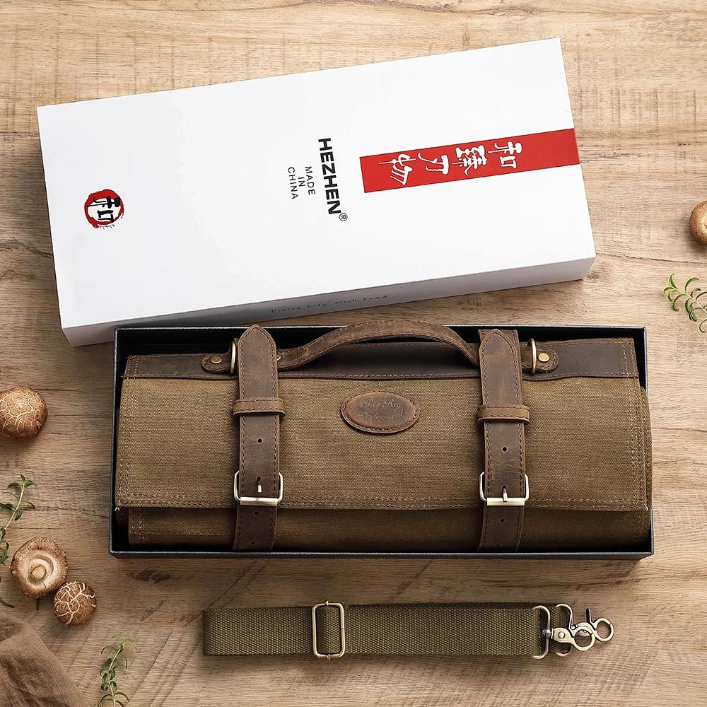 HEZHEN – sac à couteaux de Chef, accessoires de cuisine, ustensiles de cuisine, organisateur de cout