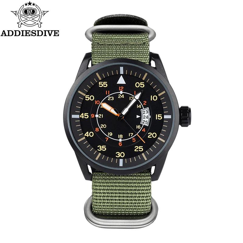ADDIESDIVE hommes montres de luxe lumineux montres Reloj Hombre 50M étanche Date hommes montre à Qua