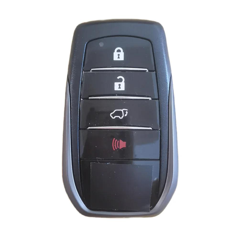 Boîtier de clé plip modifié à 2/3/4 boutons pour Toyota Land Cruiser 2008-2023, Prado 150, LC200, LC
