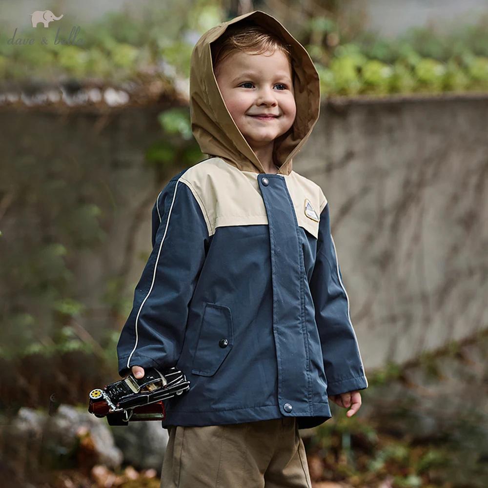 Dave Bella garçons printemps automne veste manteau pour enfants imperméable Sports de plein air à ca