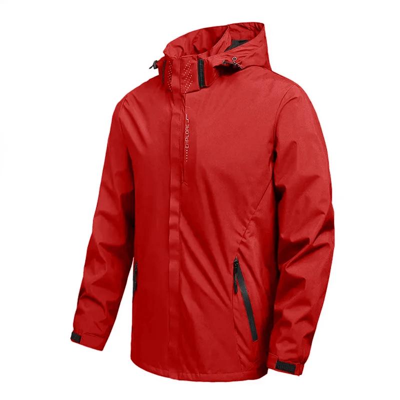 Manteau imperméable imperméable d'extérieur pour hommes imperméable léger avec capuche streetwear ra
