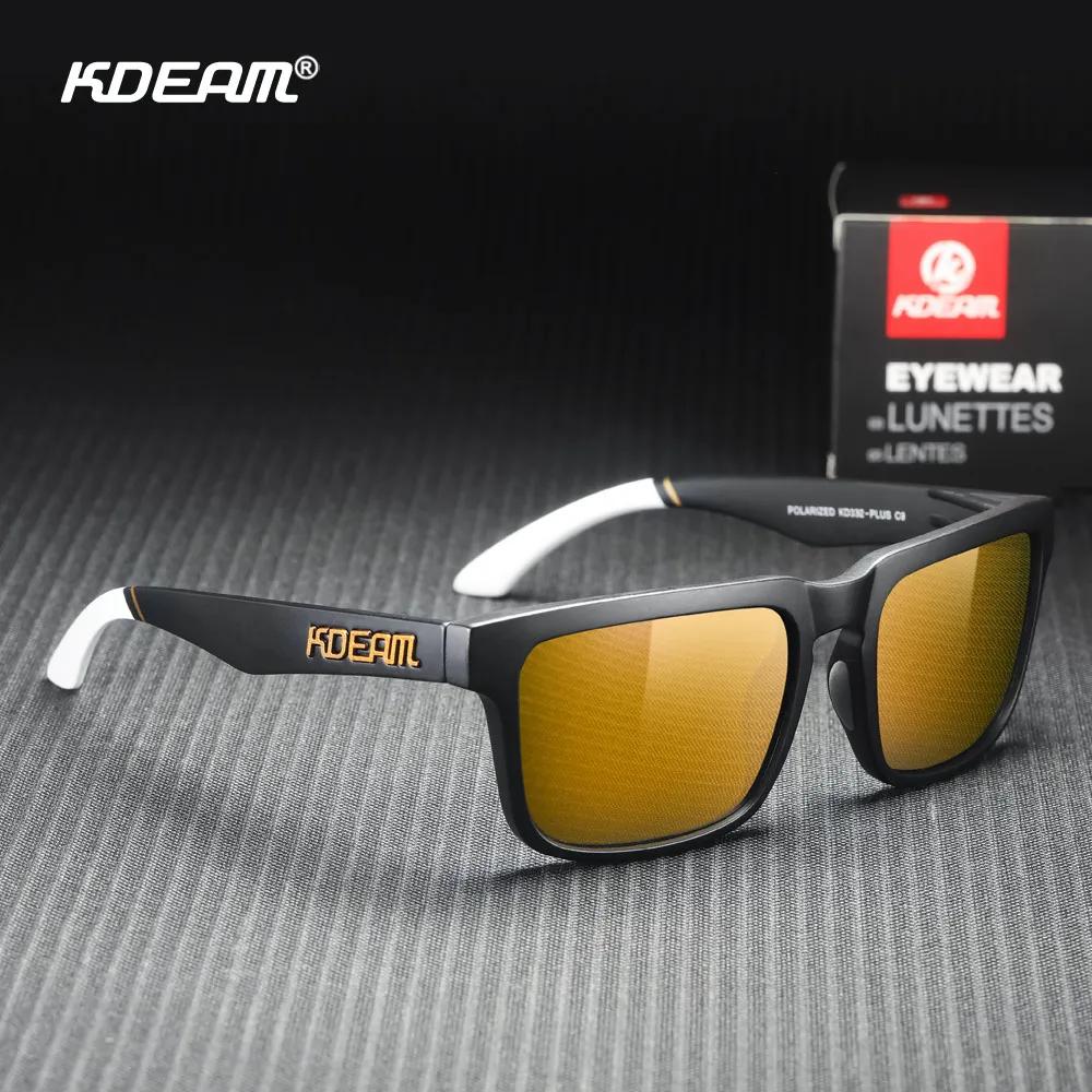 KDEAM grande taille lunettes de soleil de pêche hommes 64mm largeur plus grande taille lunettes de s