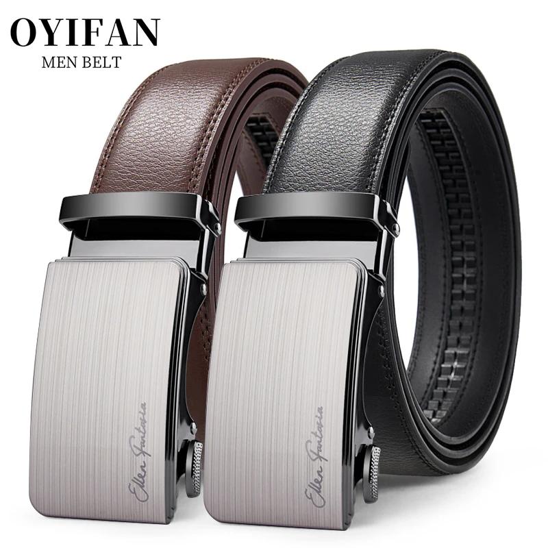 OYIFAN créateur de mode hommes ceinture en cuir véritable ceinture hommes de haute qualité luxe affa