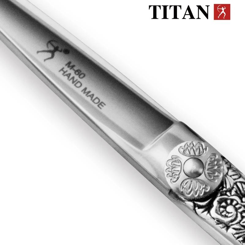 Titan japonais 440 acier 6 pouces ciseaux de coiffure professionnels pour la coupe de barbier, cisai