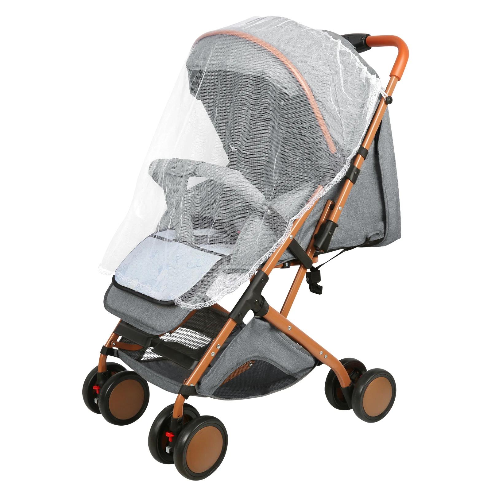 Poussette bébé pliable avec moustiquaire et panier - Pratique pour les sorties jusqu'à 20 kg