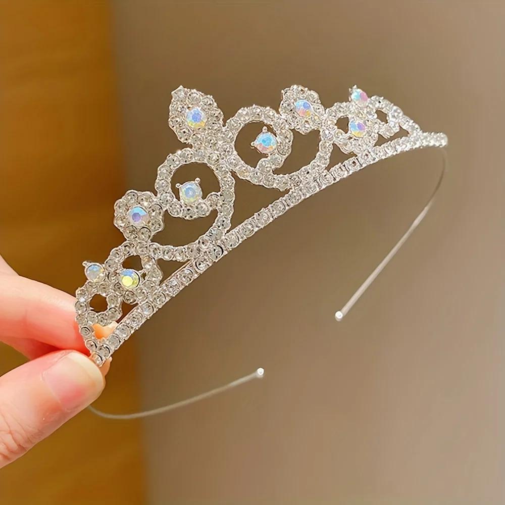 Cerceau de cheveux couronne mignon pour enfants, 1 pièce, cadeaux d'anniversaire pour filles