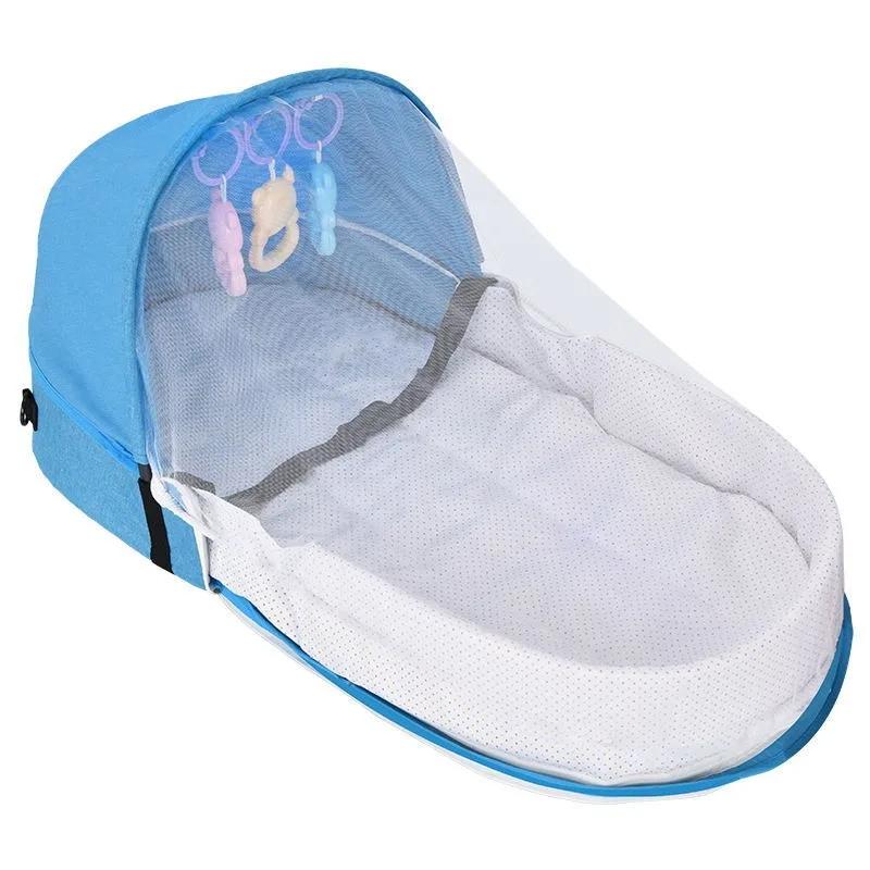 Berceau anti-pression pour bébé, pliable et portable, isolation pour nouveau-né, lit de voyage facil