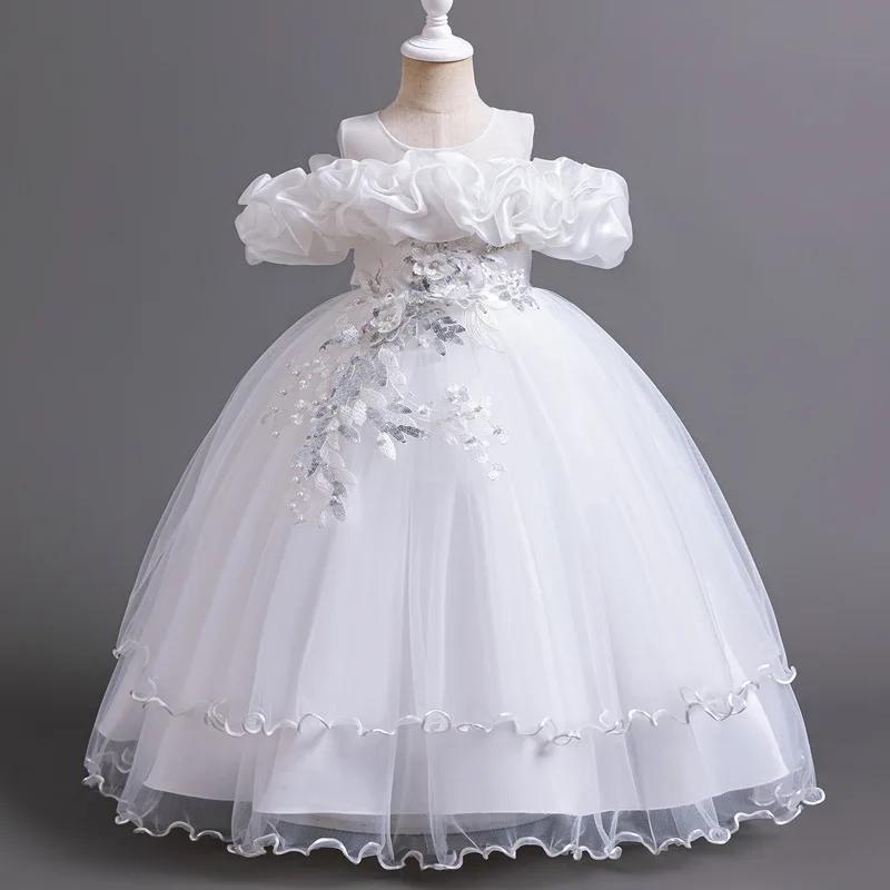 Robe demoiselle d'honneur tulle fille - Princesse Noël mariage communion élégante mode fête
