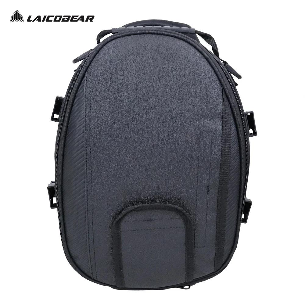 Sac arrière de moto noir, étanche, bagage de voyage pour conducteur, sac de siège arrière, sac de se
