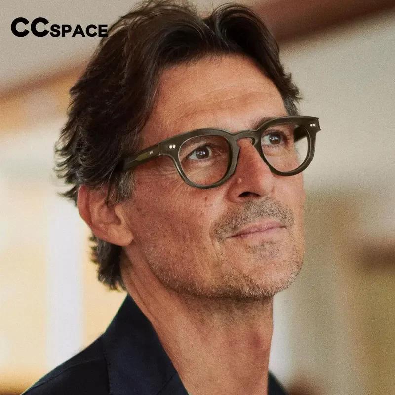Lunettes rondes Vintage en acétate de haute qualité pour hommes et femmes, monture de Prescription o