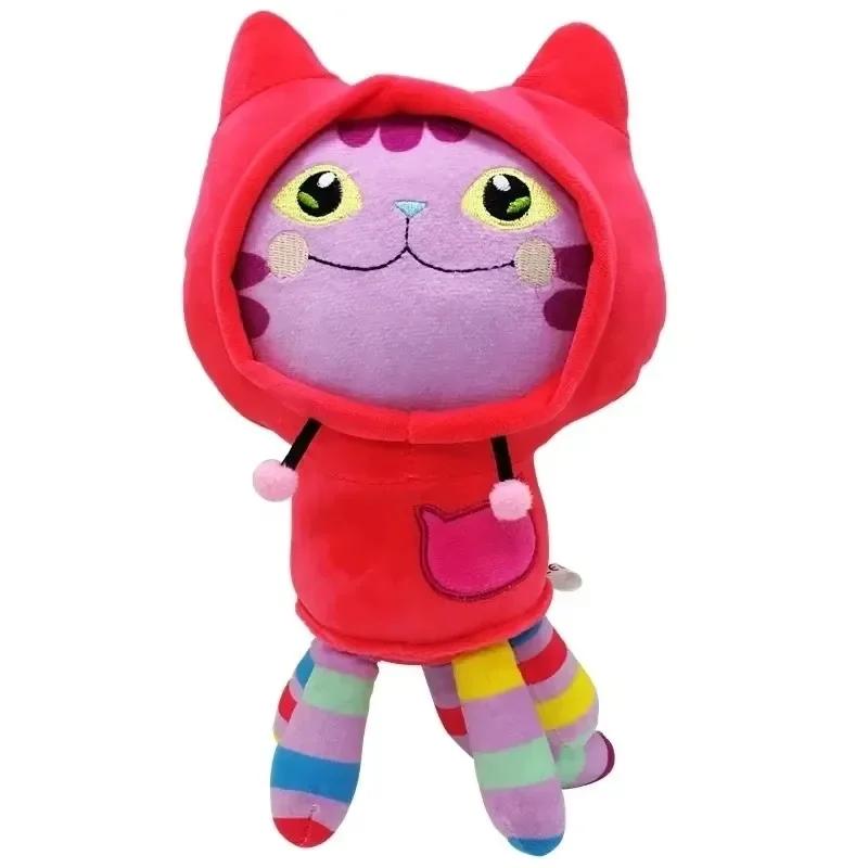 Plus récent 8 Stlyes Gabby Dollhouse en peluche Mercat dessin animé animaux en peluche sirène chat e