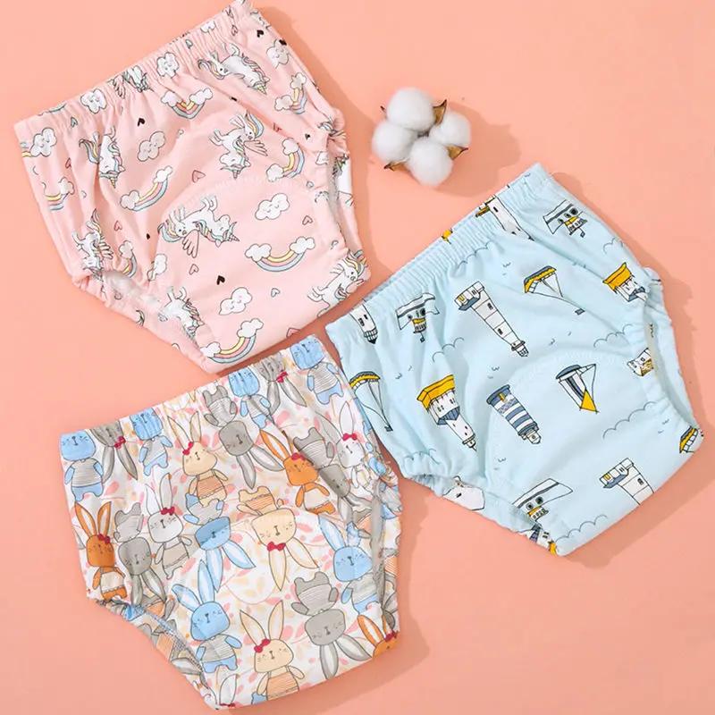Couche-culotte écologique réutilisable pour bébé, pantalon d'entraînement, imperméable, lavable, en