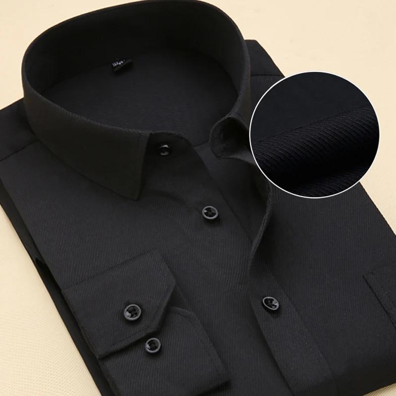Chemises habillées à manches longues pour hommes, grande taille 8XL, qualité supérieure, coupe cintr