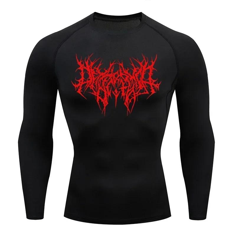 T-shirt homme course Sport T-shirt hommes Compression Fitness hauts T-shirt séchage rapide entraînem