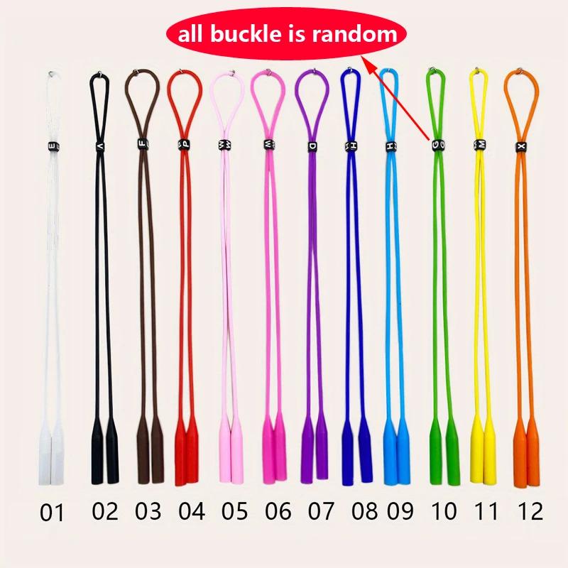 Retenue de lunettes de sport en Silicone, couleur bonbon, pour femmes et hommes, sangles de lunettes