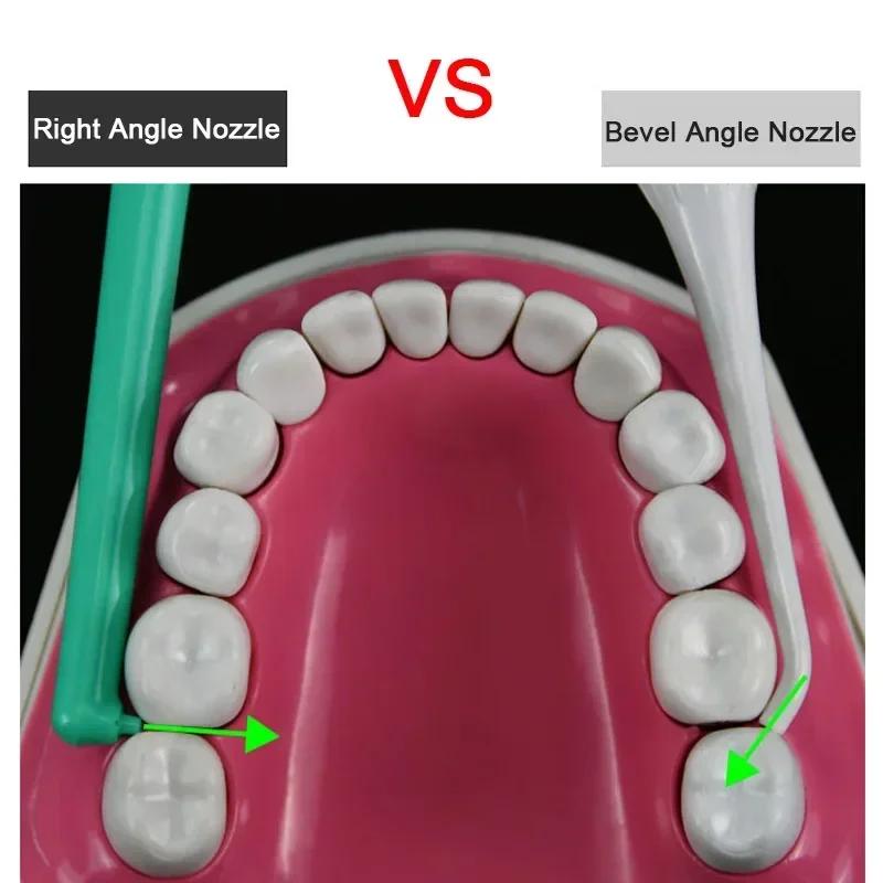 Irrigateur buccal non électrique, nettoyeur de dents sans fil, jet d'eau pour les dents, pression d'