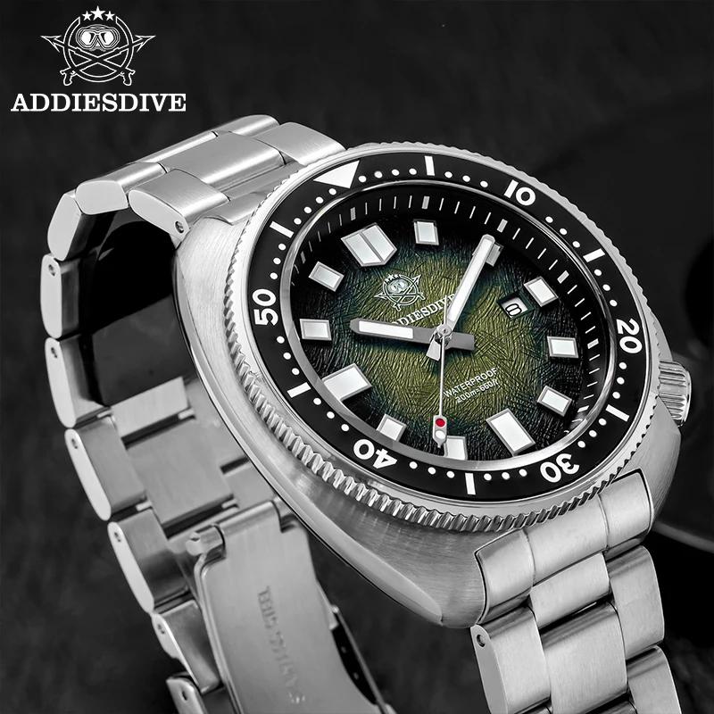 ADDIESDIVE Japan2115 nouveaux hommes montre verre saphir BWG9 Ultra-lumineux lumineux 200m étanche m