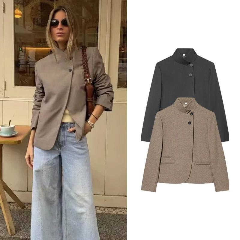 Blazers et Blouses Printemps Femme 2026 Nouvelle Collection – Vestes Élégantes pour Jeunes Femmes, I