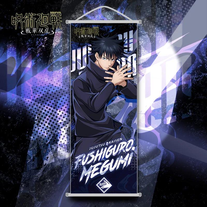 Jujutsu Kaisen – peinture suspendue à Long défilement, affiche Gojo Satoru, produits animés, ornemen