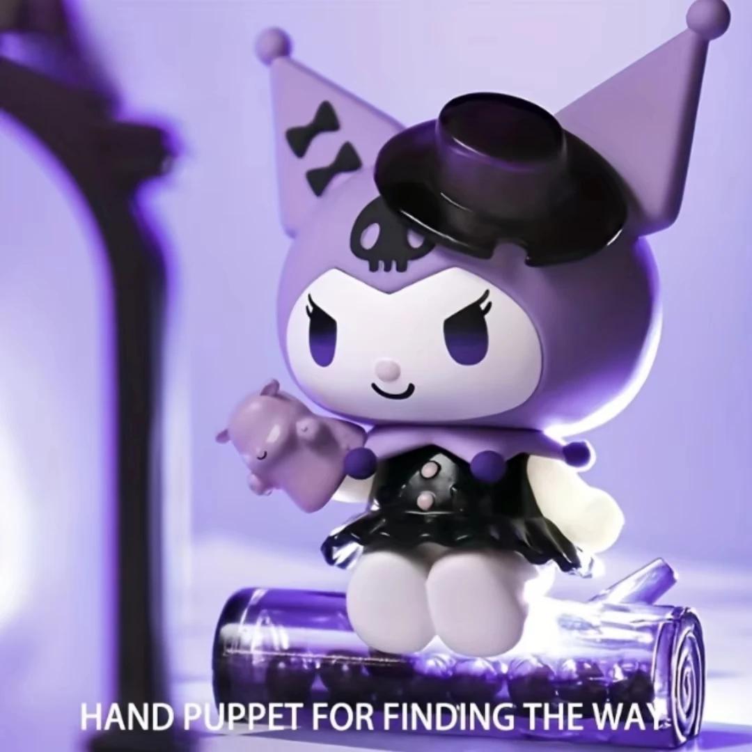 Sanrio boîte aveugle dessin animé Kuromi poupée chanceux Divination série Anime figurine modèle poup