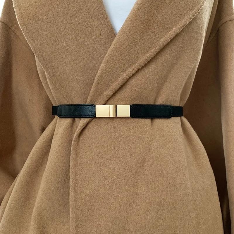 Ceinture fine élastique pour filles, décoration, mode, robe, jupe
