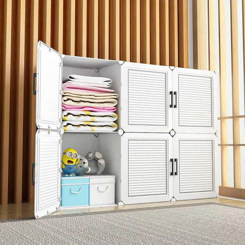 Armoires pliantes pour vêtements de grande taille, rangement d'épissure, Psychde placement de jouets