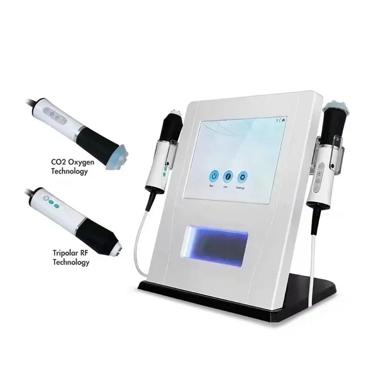 Machine de beauté hydrofaciale 3 en 1, oxygène, rajeunissement de la peau, raffermissement du visage