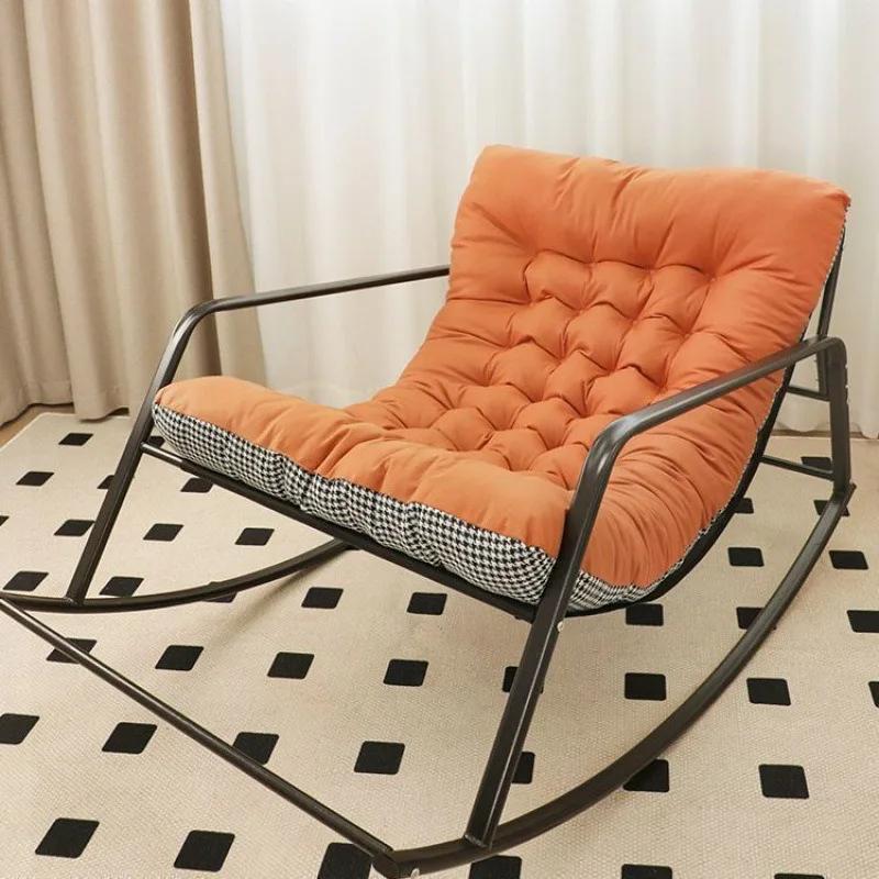 Chaise inclinable Double pour balcon, grandes chaises à bascule avec coussin, canapés de sol d'hiver