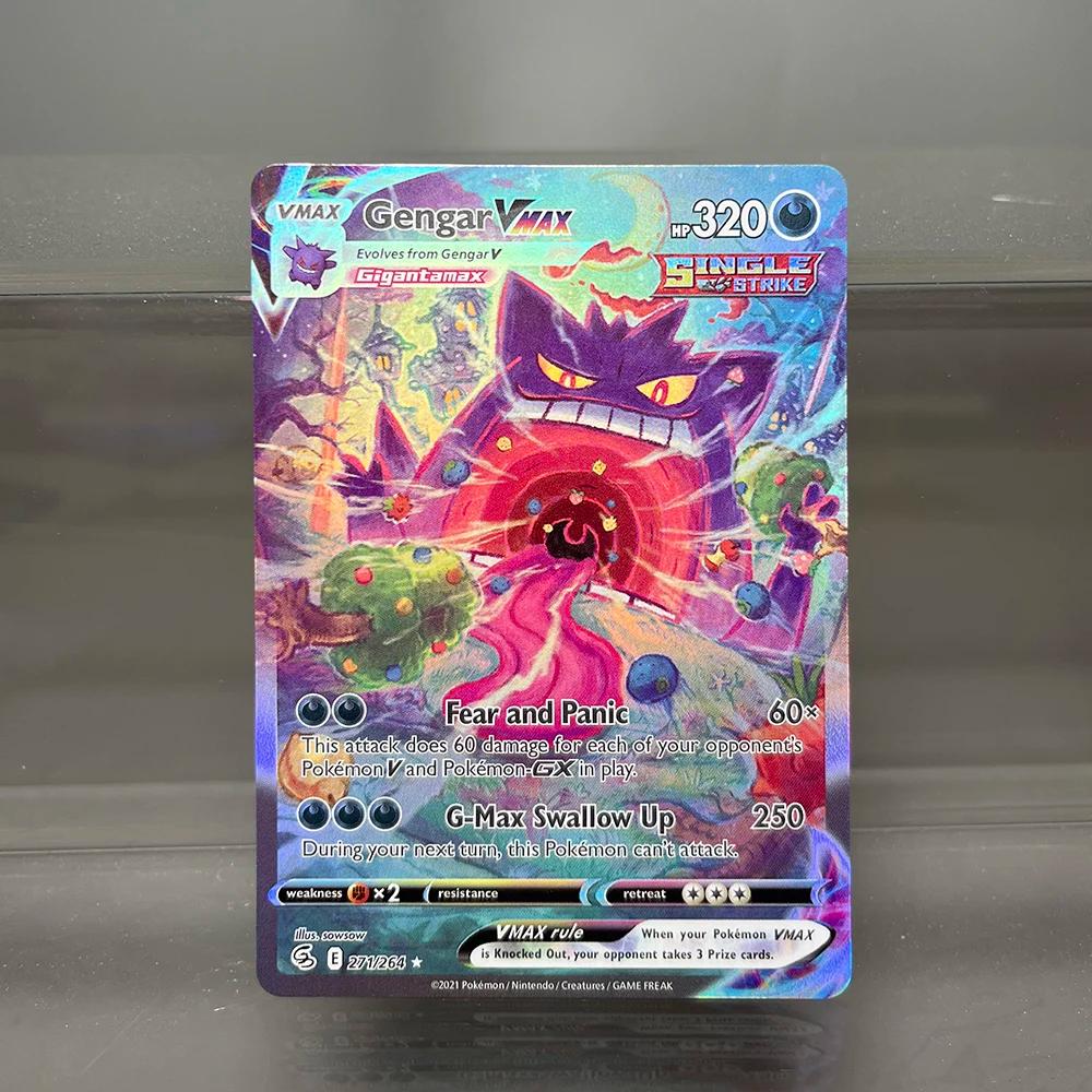 Cartes simples PKM en aluminium Pikachu Charizard EX Bubble Mew, cartes de Collection rares, cartes