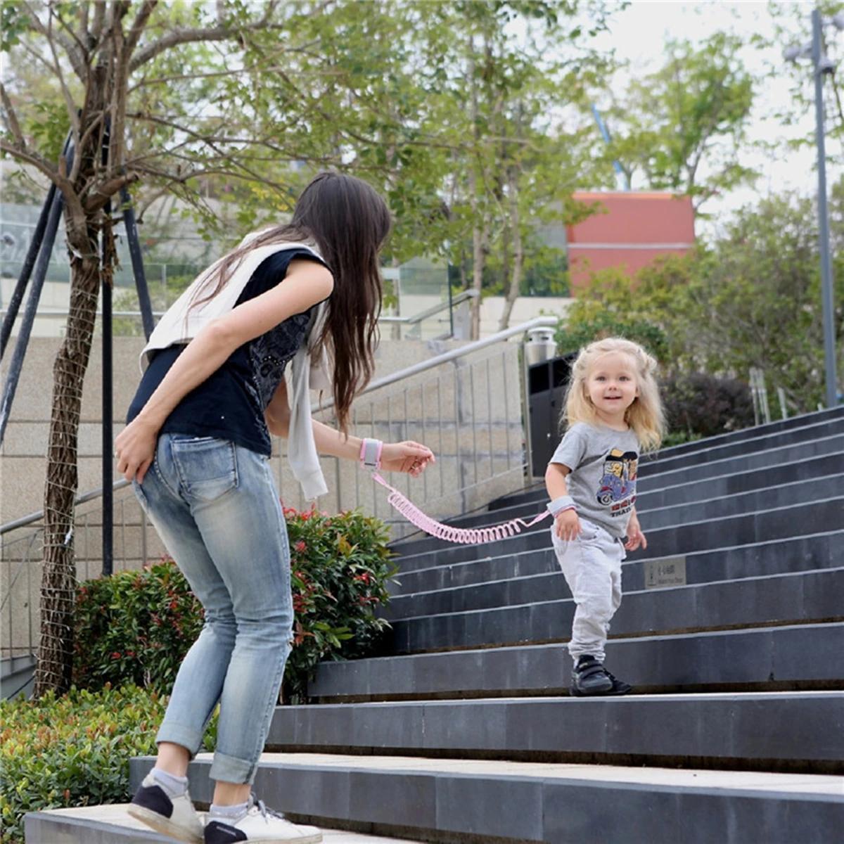 Harnais de sécurité pour enfants, laisse Anti-perte, lien de poignet réglable, corde de Traction, ce