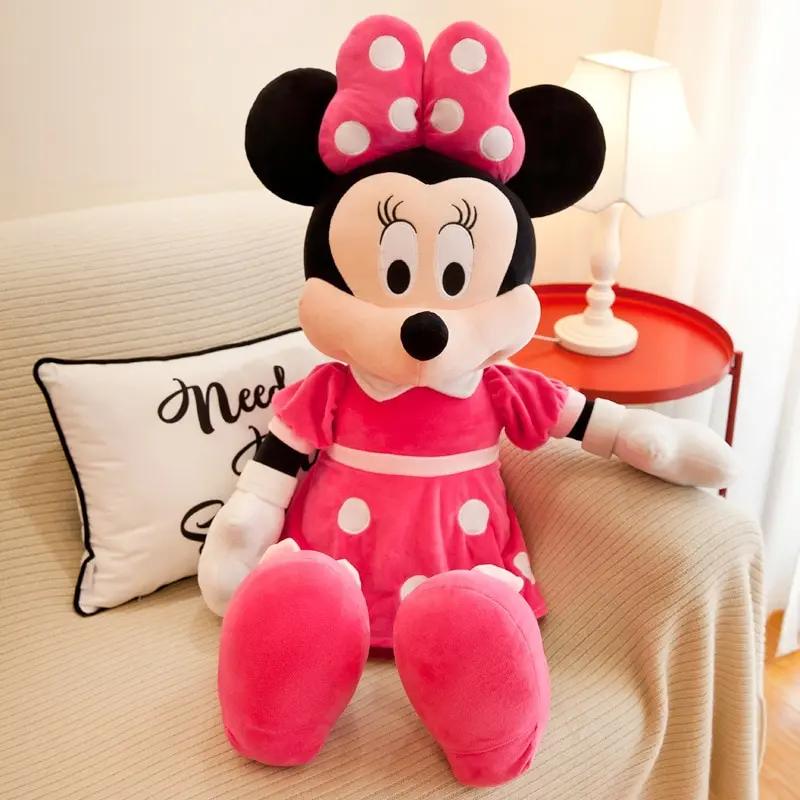 Dessin animé en peluche broche Winnie l'ourson Mickey Minnie tigrou cochon court peluche poupée poup