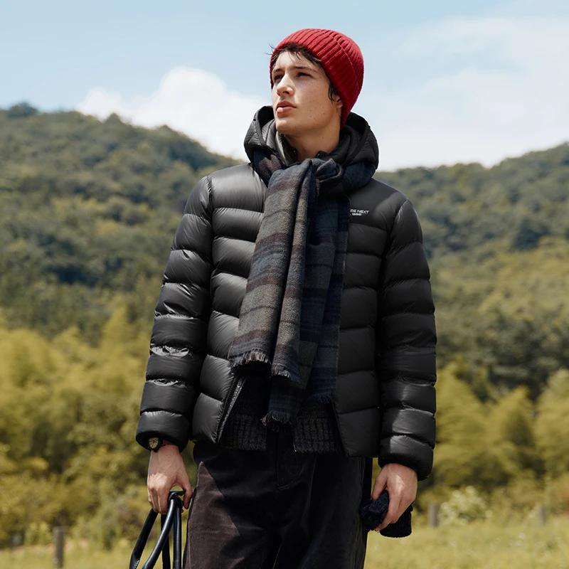 Semir doudoune hommes hiver 90% duvet remplissage léger duvet d'oie 2025 nouveau Couple amovible vêt