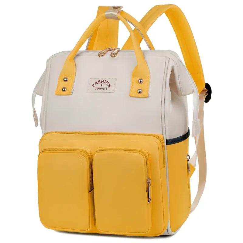 Sac à dos maman grande capacité étanche : sac multifonction sorties mère bébé pratique