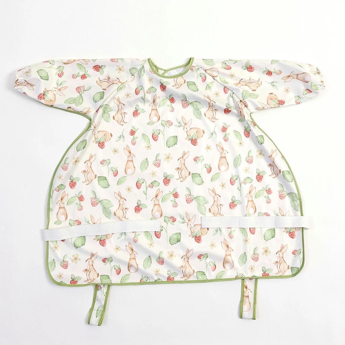 Elinfant – bavoirs imperméables à manches longues pour bébé, bavoirs d'alimentation et d'alimentatio
