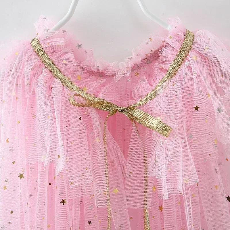 Costume de fille pour enfants, robe élégante, Cape pour enfants, fourniture de fête de noël et d'hal