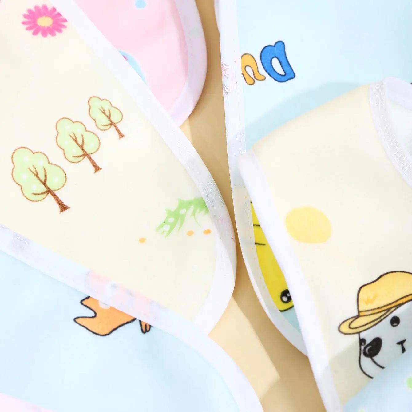 Bavoirs imperméables en coton pour bébé, 4/6/8/10 pièces, vêtements d'alimentation pour enfants, Pro
