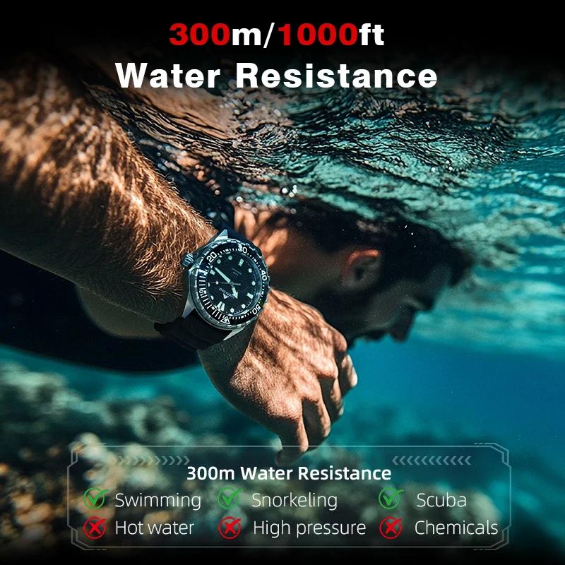 NORTH EDGE 2025 Nouvelle montre de plongée solaire TRITON pour hommes, montres à quartz de luxe pour
