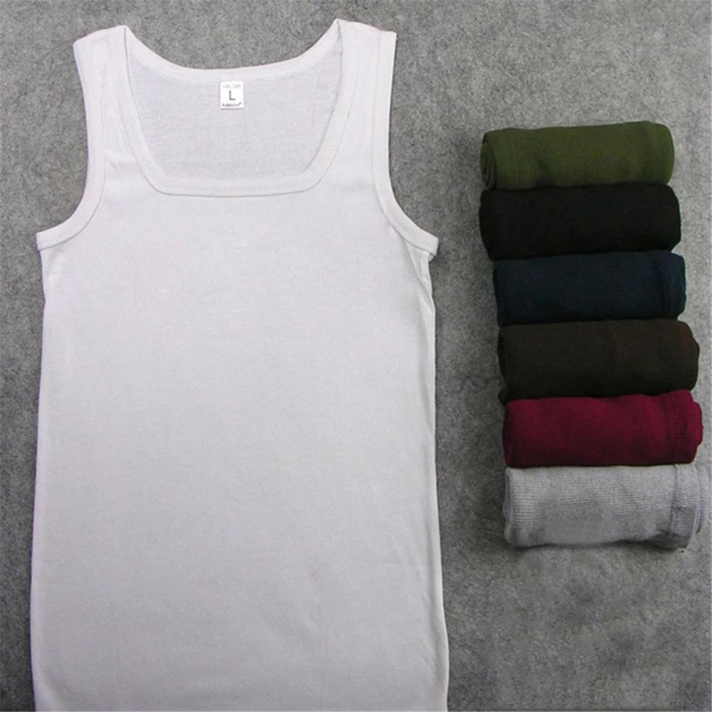Été grande taille hommes femmes vêtements noir blanc gris débardeurs Singlets 100% coton Fitness hom