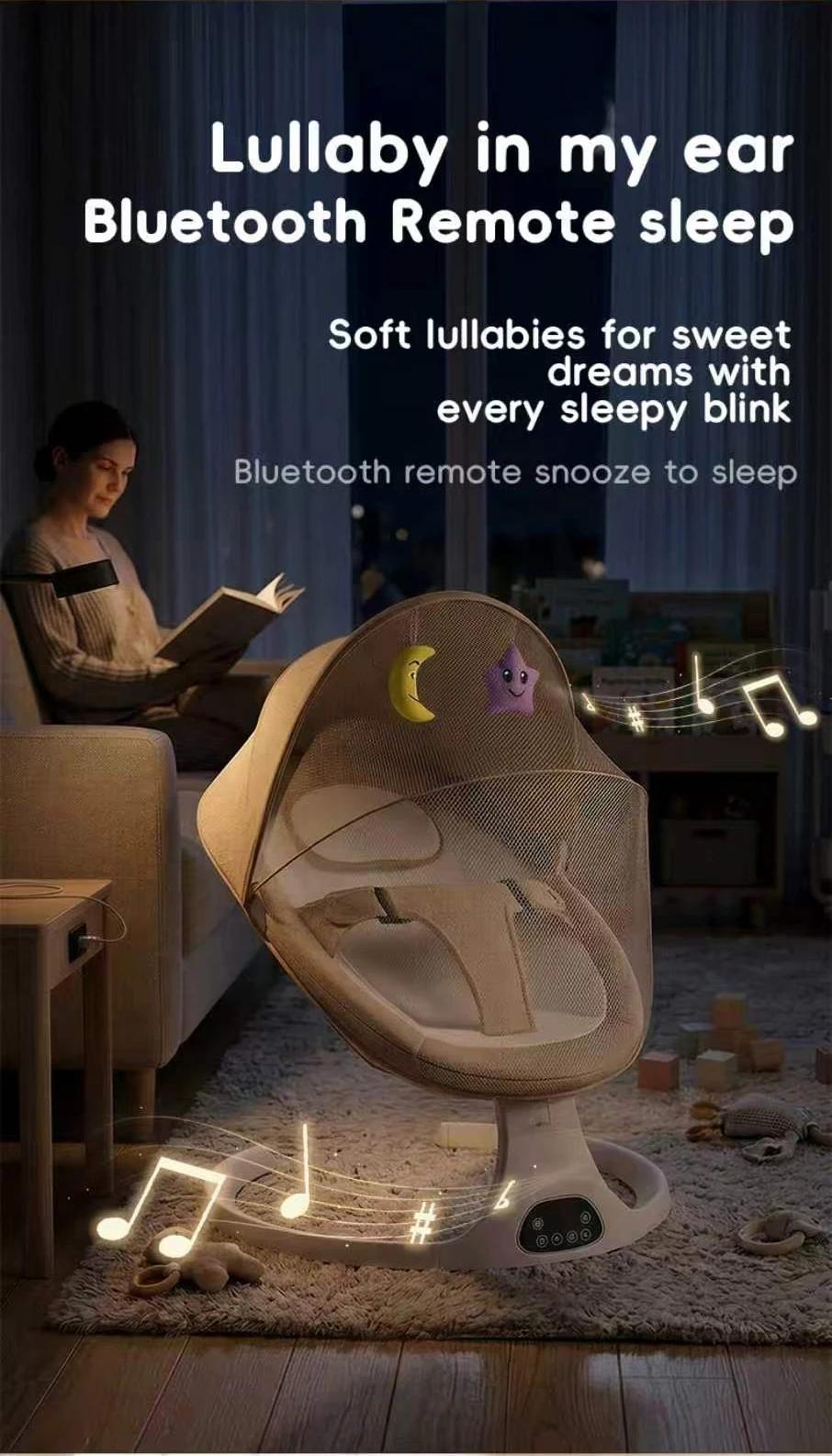 Baby Electric Swing Electric Baby Rocker Bouncer Rocking Chair Auto Soothing Newborn Swing Infant Ro