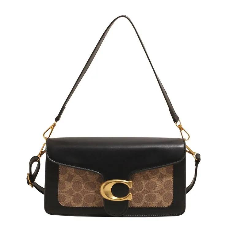 Sac à langer de luxe de créateur : grand sac fourre-tout en cuir vintage pour femme, élégant sac à m