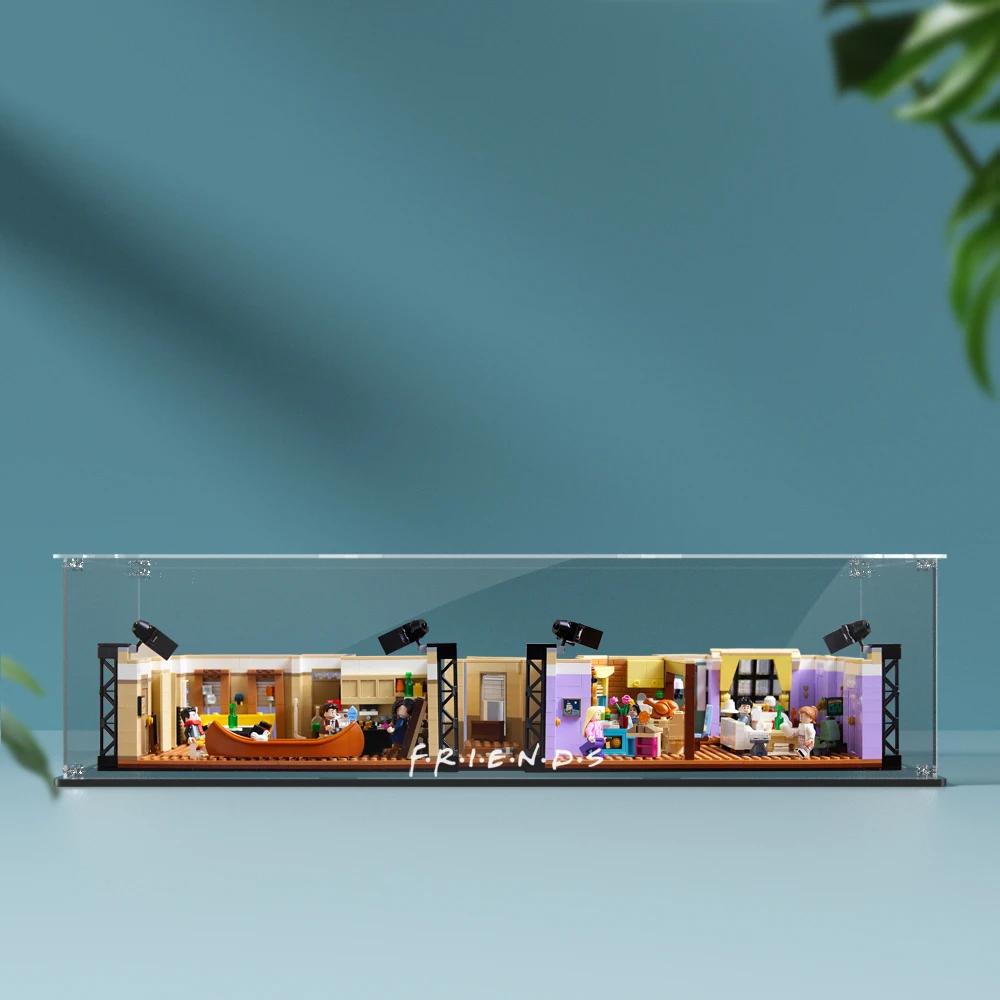 Boîte de présentation en acrylique pour appartements Lego 10292 The Friends, vitrine transparente an