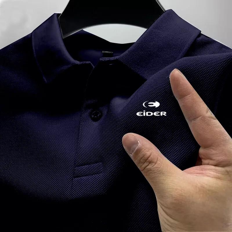 Polo décontracté de luxe pour homme 2026, vêtements d'été de marque de haute qualité à manches court