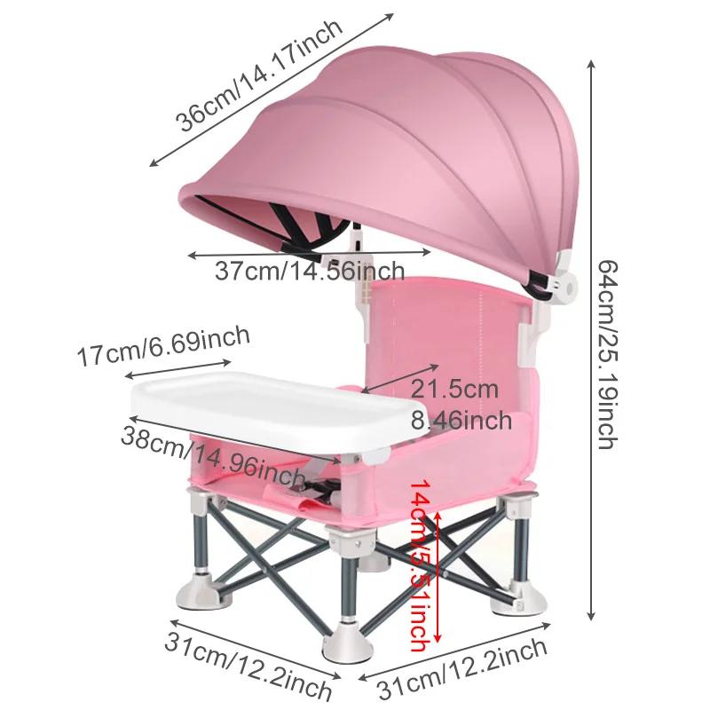 Chaise de salle à manger pliable pour bébé, Table à manger Portable pour enfants, petite chaise d'ex