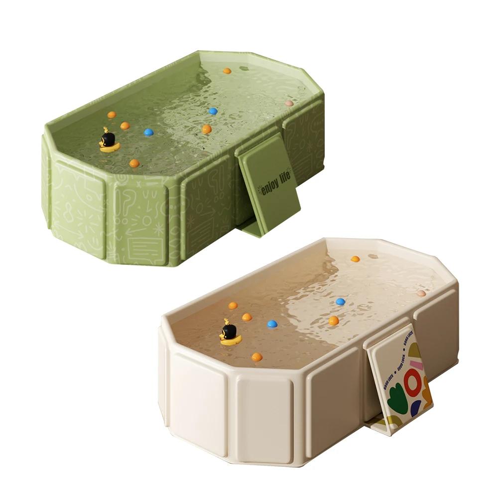 Lavabo bain pliable bébé - Baignoire portable rangement facile intérieur extérieur