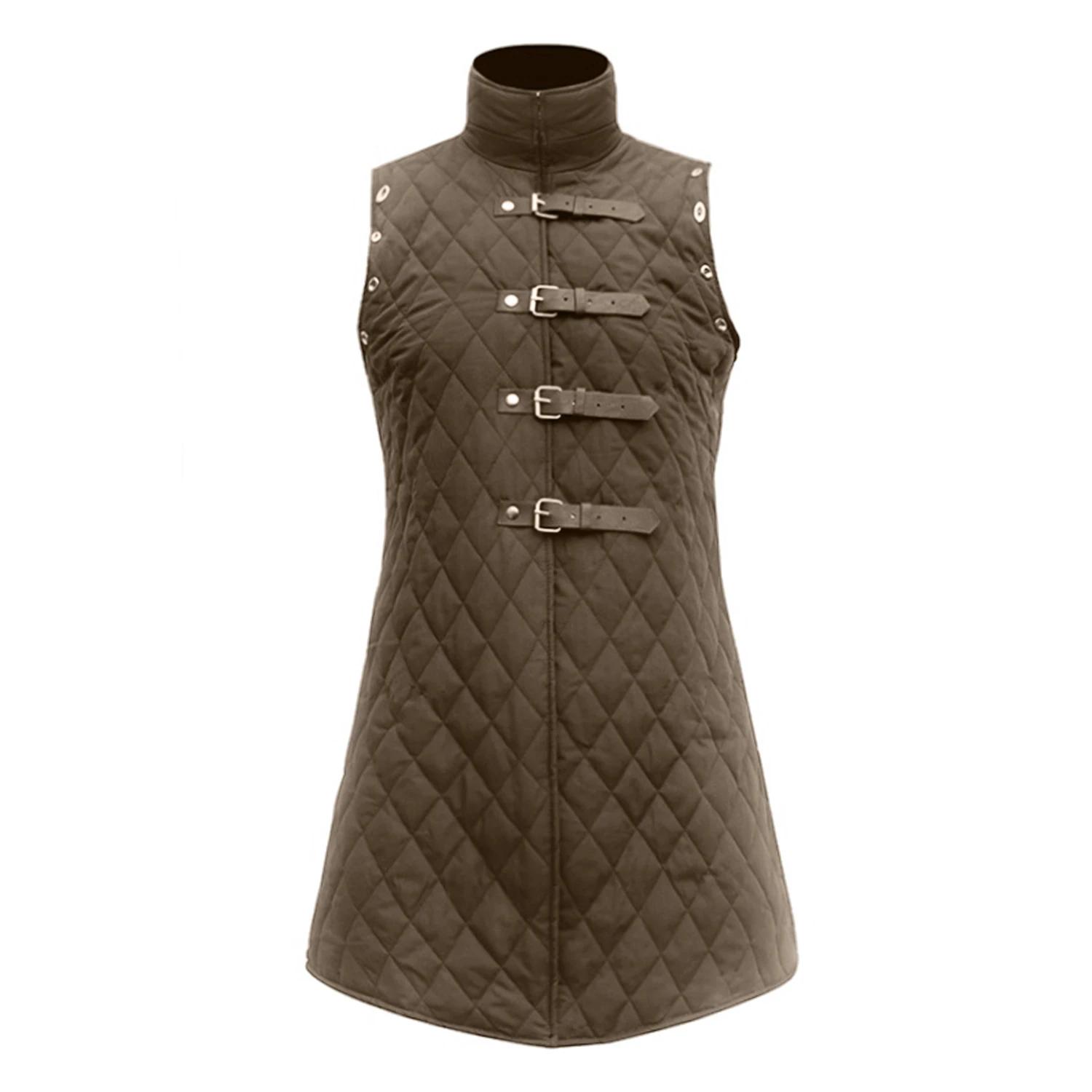 Gambeson Costume Aketon armure gilet manteau médiéval Viking tenue sans manches Larp guerrier cheval