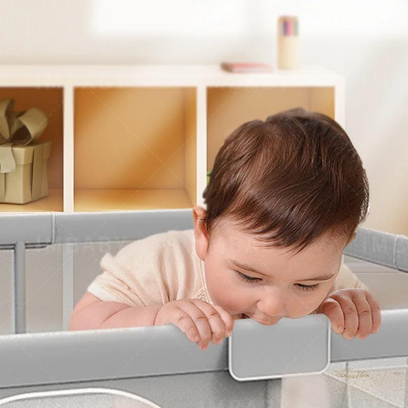 IMBABY Parc de jeu pour bébé avec panier de basket, aire de jeux pour tout-petits, centre d'activité