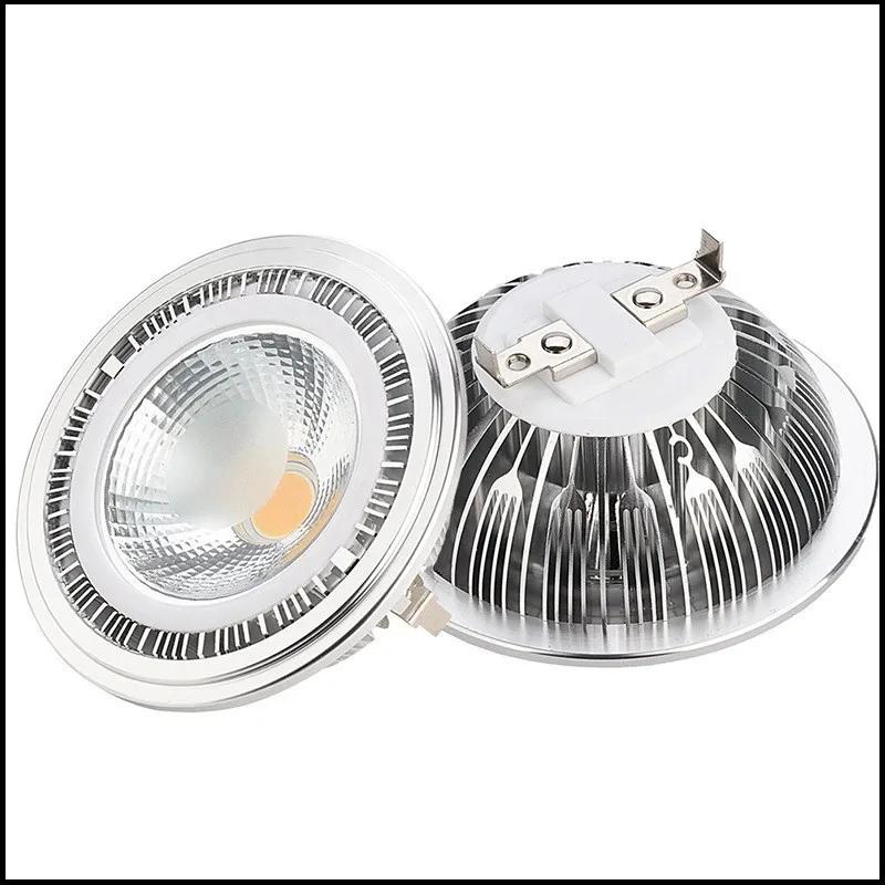 Lampe LED AR111 à intensité variable, 10W GU10 G53, lampes halogènes de remplacement, 15W, ampoules