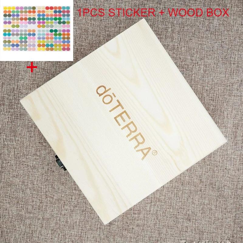 Pour doTERRA boîte de rangement en bois 25 fentes organisateur de transport bouteilles d'huile essen