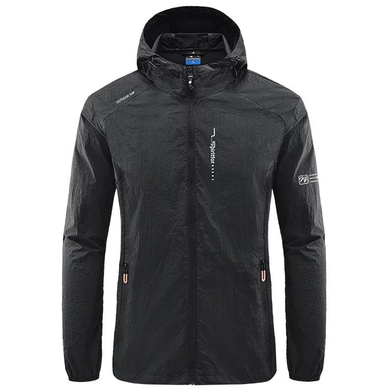 Veste fine de protection solaire pour hommes, séchage rapide, pour l'extérieur, randonnée, pêche, cy